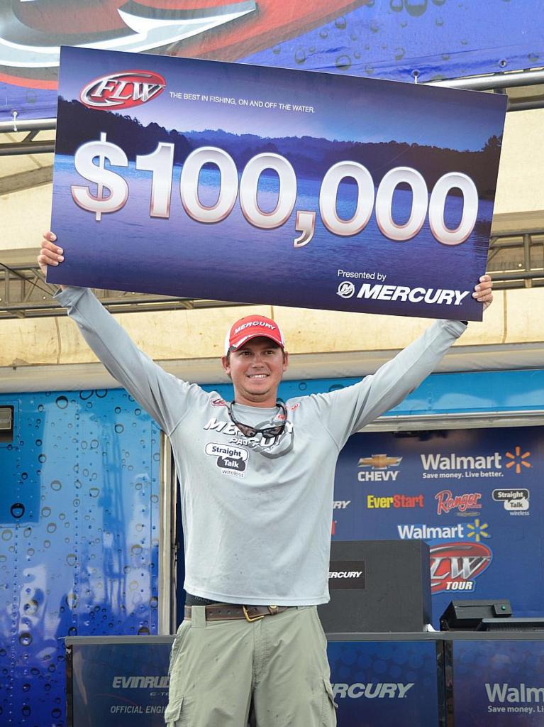 Image for Rookie Benton wins Walmart FLW Tour season opener on Lake Okeechobee presented by Mercury