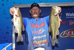 In second place, Kelly Owens caught his fish traditional prespawn areas with moving baits.