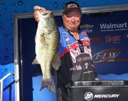 Strike King pro  Denny Brauer caught the day