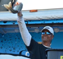 Veteran pro angler Ri Nay of Tucson, Ariz., finished the Lake Roosevelt event in third place with a total catch of 24 pounds, 10 ounces.