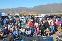 A packed crowd was on hand to witness the EverStart Series final-day weigh-in on Lake Roosevelt.