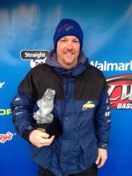 Co-angler Bryan Rupe of Mayfield, Ky., won the March 2 LBL Division event on Kentucky/Barkley lakes with a 22-pound limit. His efforts earned him nearly $2,500 in tournament winnings. 