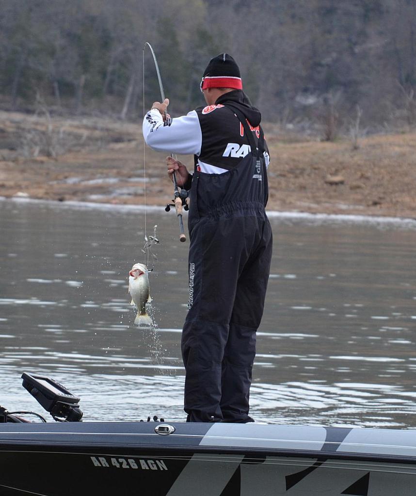 Image for Christie takes lead at FLW Tour event on Beaver Lake