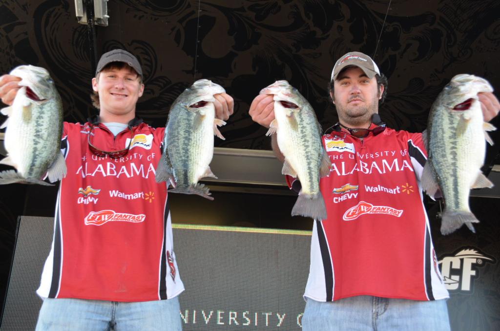 Image for University of Alabama takes early lead at FLW College Fishing National Championship