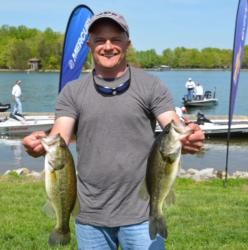 Dennis Burdette holds on to his co-angler lead with 23-6 overall. 