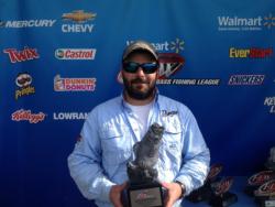 Co-angler Shawn Marquis of Columbus, Ga., netted the Walmart BFL Bama Division tournament title on Lay Lake with a total catch of 19 pounds, 14 ounces.