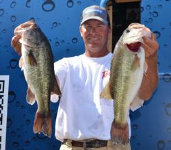 Randy Haynes sits in second place with a two-day total of 34 pounds, 14 ounces.