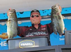 Second-place pro Jim Moulton made a big move up from 19th place on day two.