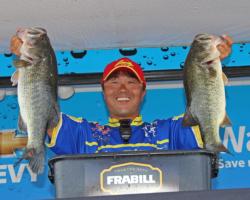 Fourth-place pro Toshitada Suzuki used crankbaits and chatterbaits on day two.