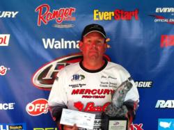 Co-angler Joe Poms of Paramus, N.J., won the June 1 Northeast Division event on the Potomac River with a limit weighing 15 pounds, 11 ounces. Poms earned a check worth over $2,000 for his victory. 