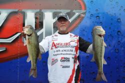 After day one, Keith Honeycutt leads the co-anglers with 17 pounds, 11 ounces. 