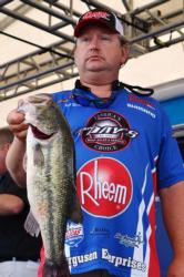 FLW Tour co-angler Mark Horton of Nicholasville, Ky., finished the day in second place on Grand Lake.