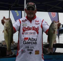 Keith Amerson finished fourth on day one with 20 pounds.