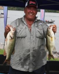 Leonard Hoskins ended up fifth on the co-angler side with 15-8.