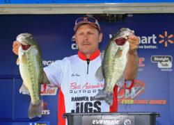 Third-place pro James Steiner said he found his best action at the beginning of the outgoing tide and the start of the incoming. 