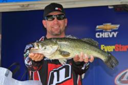Chris Murphy shared Big Bass honors with Larry Kempler, as both anglers caught 5-pound, 2-ounce fish.  