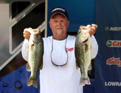 In fourth place, Maurice Freeze fished a mix of reaction and flipping baits.