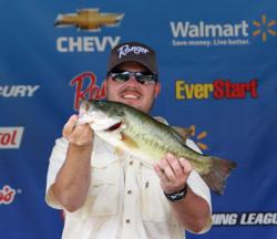 Will Terrell leads the co-angler division by a 6-ounce margin.