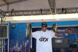 Co-angler winner Daniel Buswell caught his division