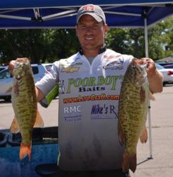 Ryan Said is tied for fifth place after day one with 21 pounds, 9 ounces.