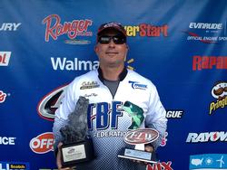 Co-angler Joseph Nega of Chicago, Ill., won the Aug. 3 Michigan Division event on Lake St. Clair with an 18-pound, 1-ounce limit. He was awarded nearly $1,800 for his efforts. 