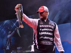 Brock Mosley grabs the runner-up position for the co-anglers with 19-1 for two days of fishing.