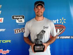 Co-angler Brad Lyon of Columbus, Ohio, won the Aug. 24 Buckeye Division event on the Ohio River out of Tanner