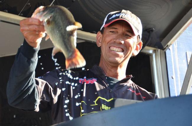 Day-two pro leader Frank Poirier of Hopewell, Va., had to settle for third during final weigh-in on the Chesapeake Bay.
