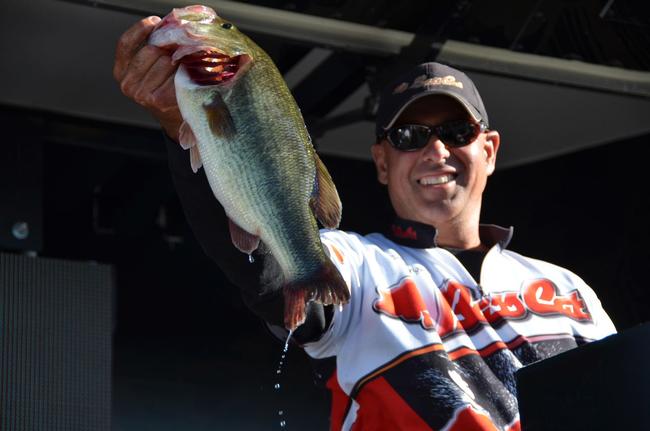 Pro Dan Rodriguez of Monkton, Md., took fifth place overall at the EverStart event on the Chesapeake Bay.