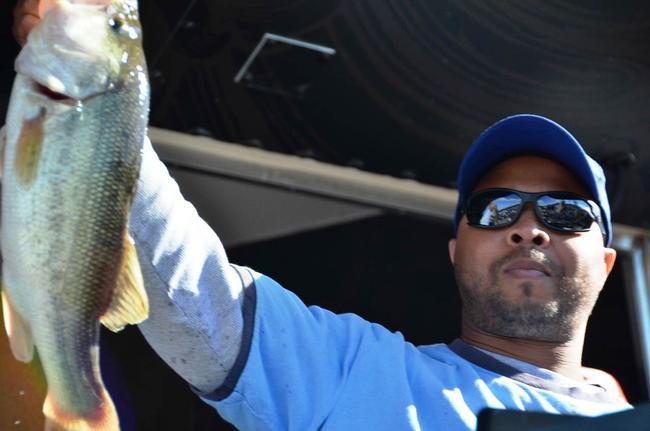 Co-angler Marvin Reese of Gwynn Oak, Md., grabbed second place overall at the EverStart Series event on the Chesapeake Bay.