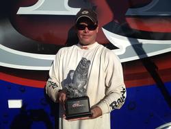 Co-angler Jason Adair of Roff, Okla., won the Sept. 28-29 Okie Division Super Tournament on Broken Bow with a two-day total of 16 pounds. He was awarded over $2,300 for his efforts.