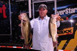 Kris Wilson of Montgomery, Texas, moved up a couple of spots to fourth place with a two-day total of 32 pounds, 10 ounces. 
