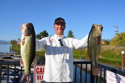 Jason Milligan of Shasta Lake, Calif., takes the second spot with a 26-14 limit.