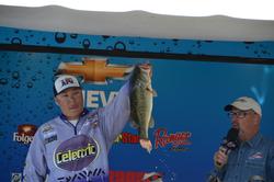 Co-angler John Stewart Jr. weighed an impressive 21 pounds, 13 ounces with four fish to settle in second.