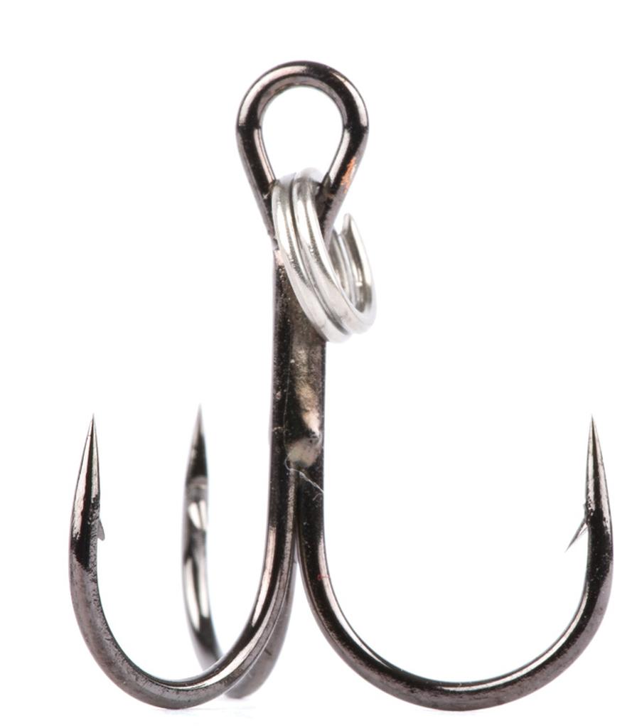 12 Hooks 2 Packs = NEW Standard Trapper Tackle Fish Hooks Lot Size #2 