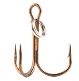 Standard wire - The standard treble wire can be lighter than that of a single hook used for the same size of fish because pressure from a fish