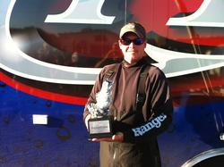 Co-angler Jason Adair of Roff, Okla., won the Oct. 17-19 BFL Regional on Lake Texoma with a three-day total weight of 21 pounds, 10 ounces. For his victory, Adair received a Ranger Z518 with a 200 horsepower outboard.