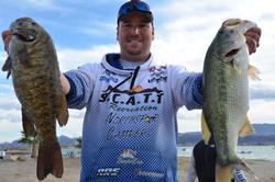 On the strength of a 20-pound, 7-ounce catch, pro Jason Borofka of Salinas, Calif., leapfrogged from 15th place overall to second after netting a two-day total weight of 37 pounds, 6 ounces.