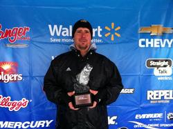 Co-angler John Hubbard of Broken Arrow, Okla., took home the tournament title at the March 8 BFL Okie Division event on Grand Lake with a total catch of 10 pounds, 7 ounces. For his efforts, Hubbard won more than $2,600 in prize money.