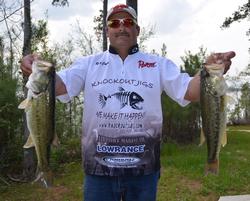 Rick Cotton slid down the leaderboard with a second-day catch of only 11-15.
