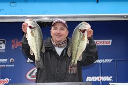 A trip to the local chiropractor put third-place pro Koby Kreiger back into fishing form.