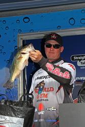 Missing his limit by one fish hurt fourth-place pro Travis Fox.