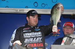 Michael Neal of Dayton, Tenn., finished third with a three-day total of 73 pounds, 1 ounce.