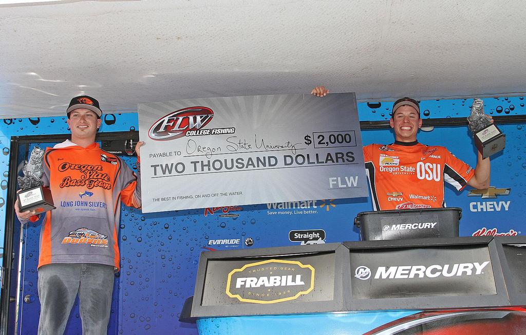 Image for OSU Wins FLW College Fishing Western Conference Event On California Delta