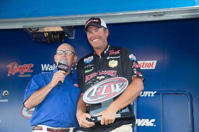 Randy Haynes now has seven first-place FLW trophies on his mantle, and six of those have come on the Tennessee River.