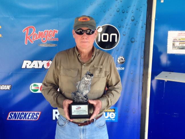Co-angler Calvin Sharp of Round O, S.C., won the June 14 Volunteer Division event on Cherokee Lake with his 14 pound, 15 ounce limit. Sharp walked away with $1,489 in prize money for his victory. 