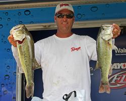 North Carolina pro Chris Baumgardner caught keepers on high and low water.
