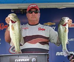 Top co-angler Kermit Crowder said specific casts to targeted cover was important to his success.