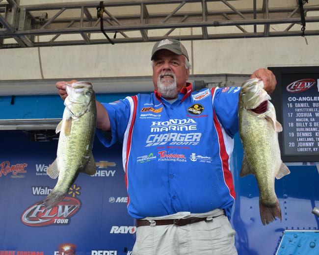 Veteran pro Charlie Ingram had one of the better limits of the day, at 22-6. It put him in fourth place.