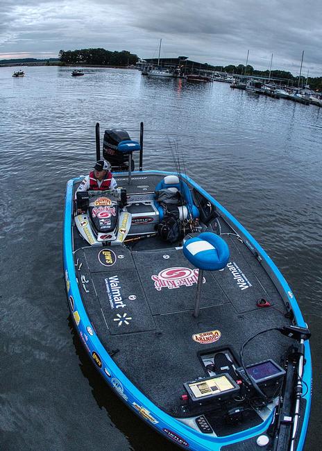 Walmart pro Mark Rose headed into the third day of competition in 18th place. He's more than capable of sacking up 25 pounds and making a big move. 